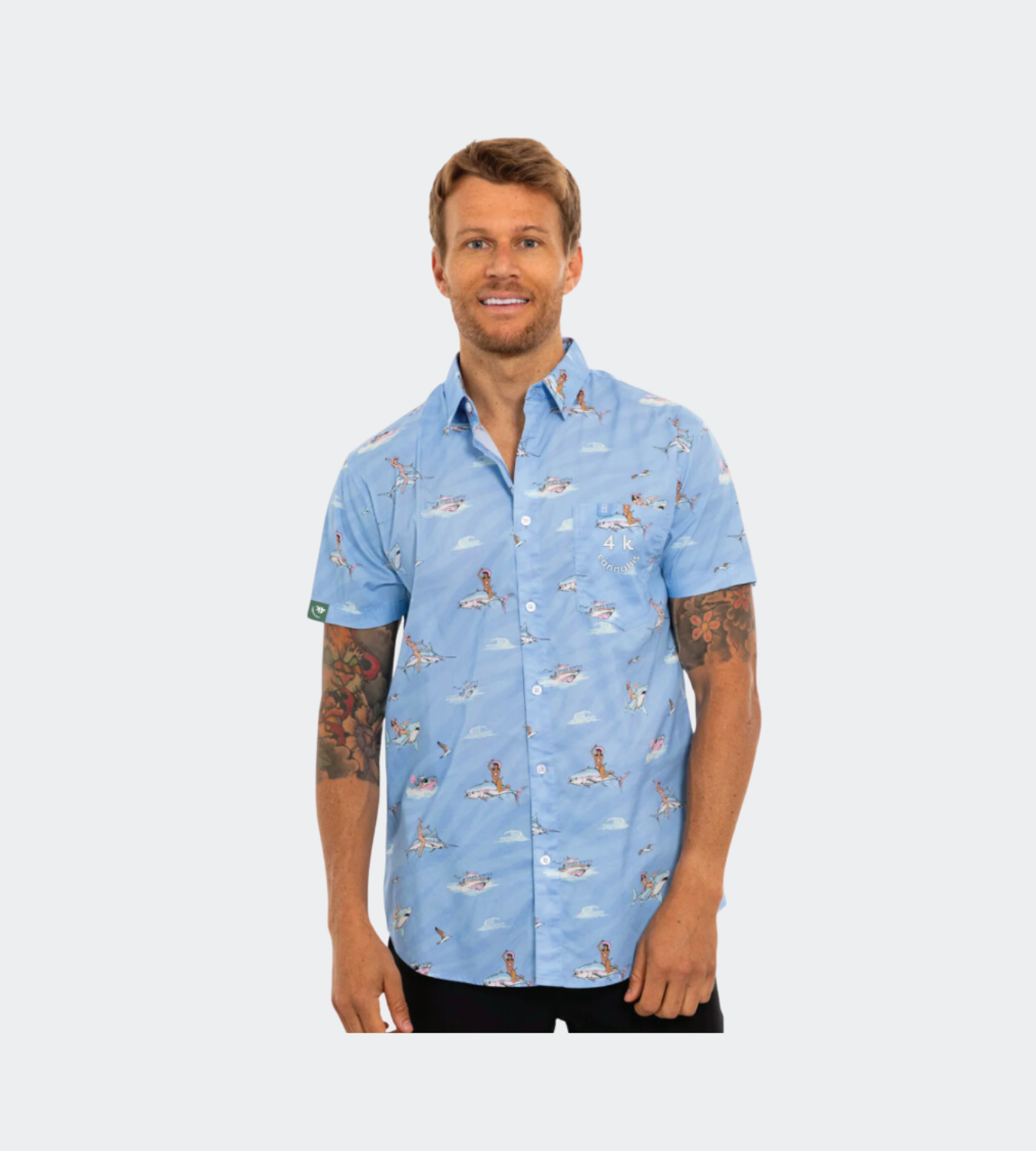 4K Cannabis | Button Up Shirt