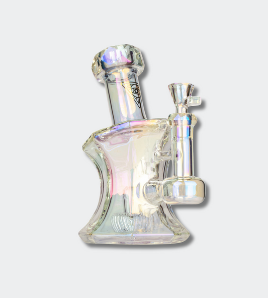 Red Eye | 8" Rainbow Metallic Terminator Andromeda Bubbler
