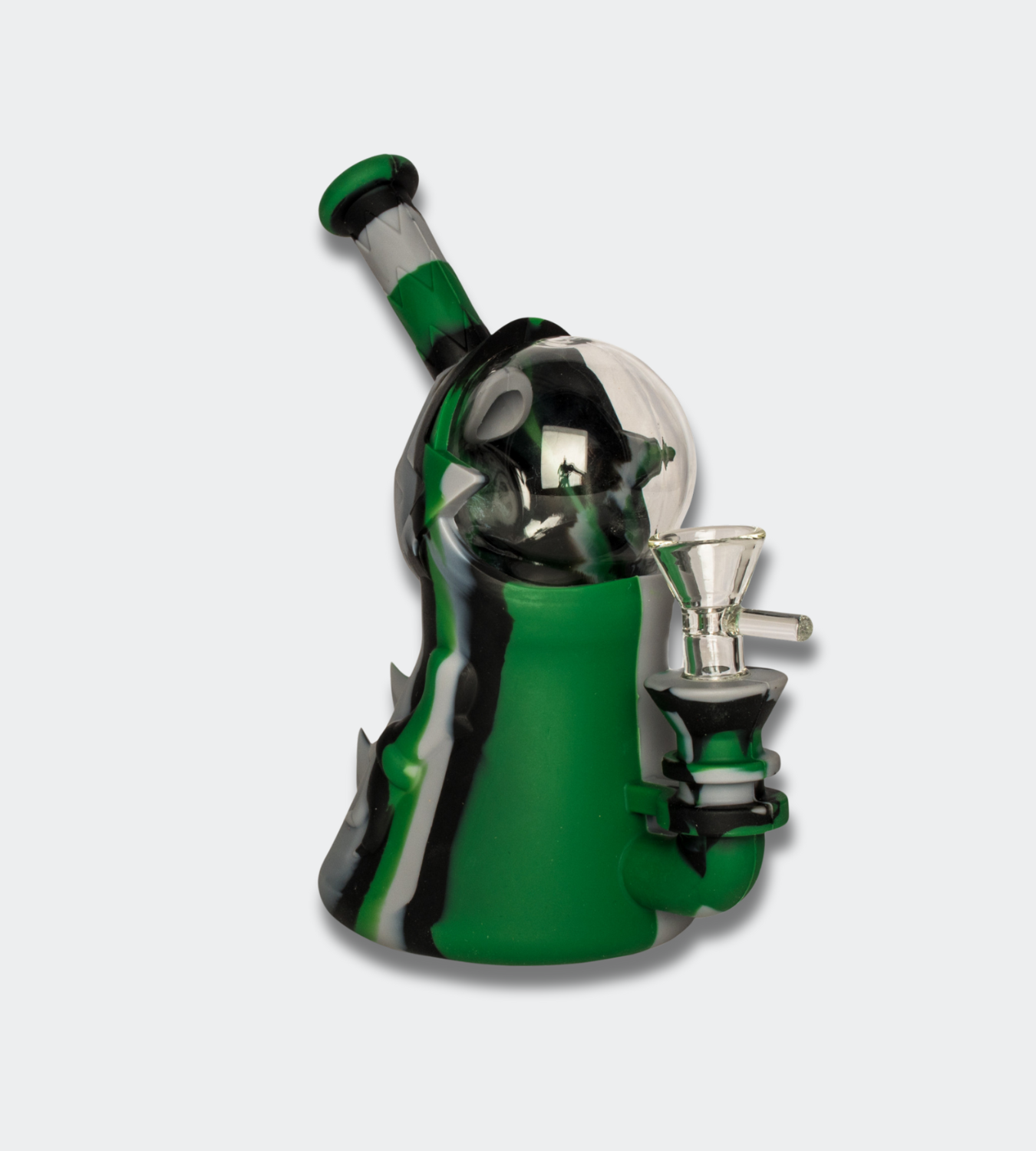 LIT | Silicone 7' Tall Camouflage Cyclops Bubbler