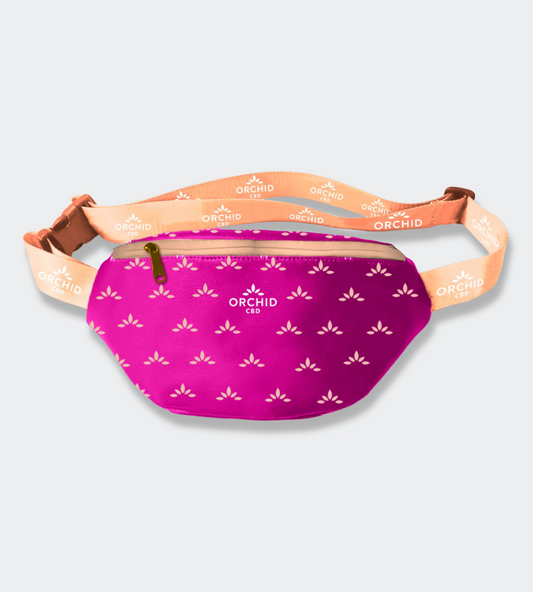 Orchid CBD | Fanny Pack | Pink | Smell Proof Liner