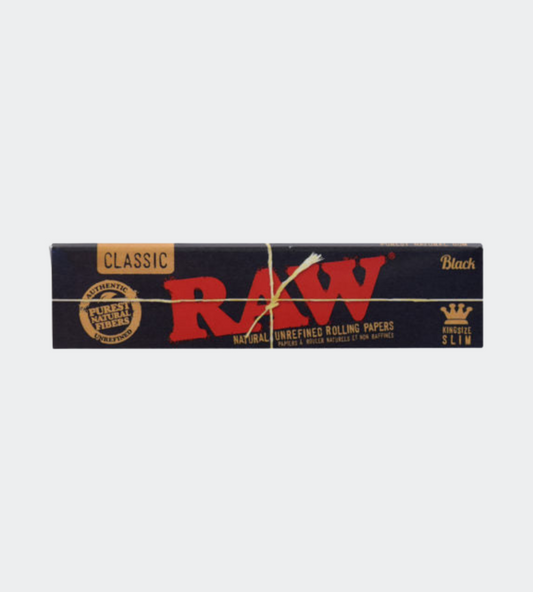 RAW | Black Rolling Papers King Size Slim